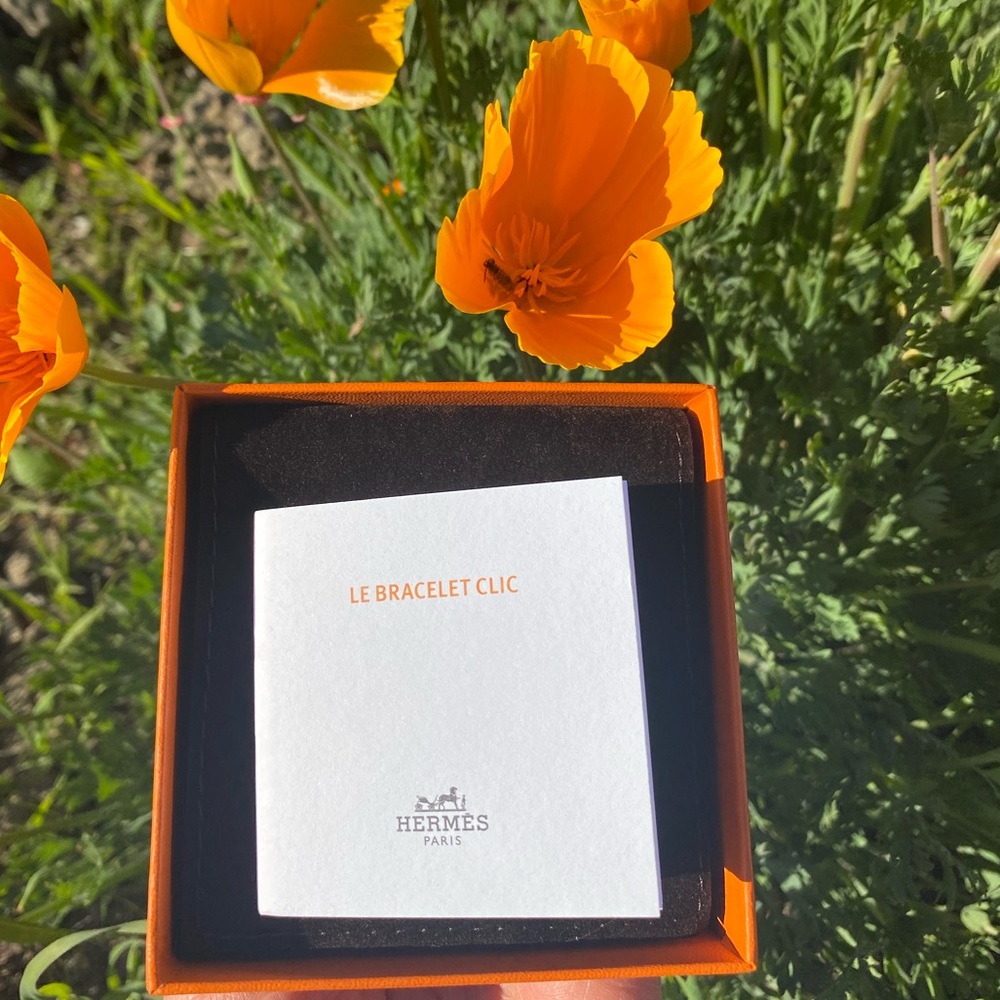 👑🍊 SOLD - HERMÈS Clic H Bracelet Size PM 🍊👑 - Picture 11 of 14